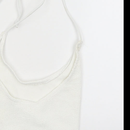 Missguided Womens White   Camisole Tank Size S