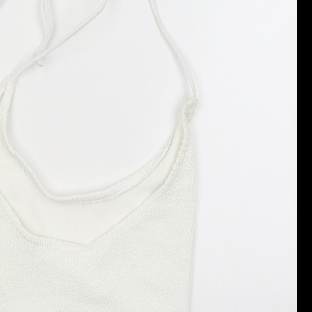 Missguided Womens White   Camisole Tank Size S