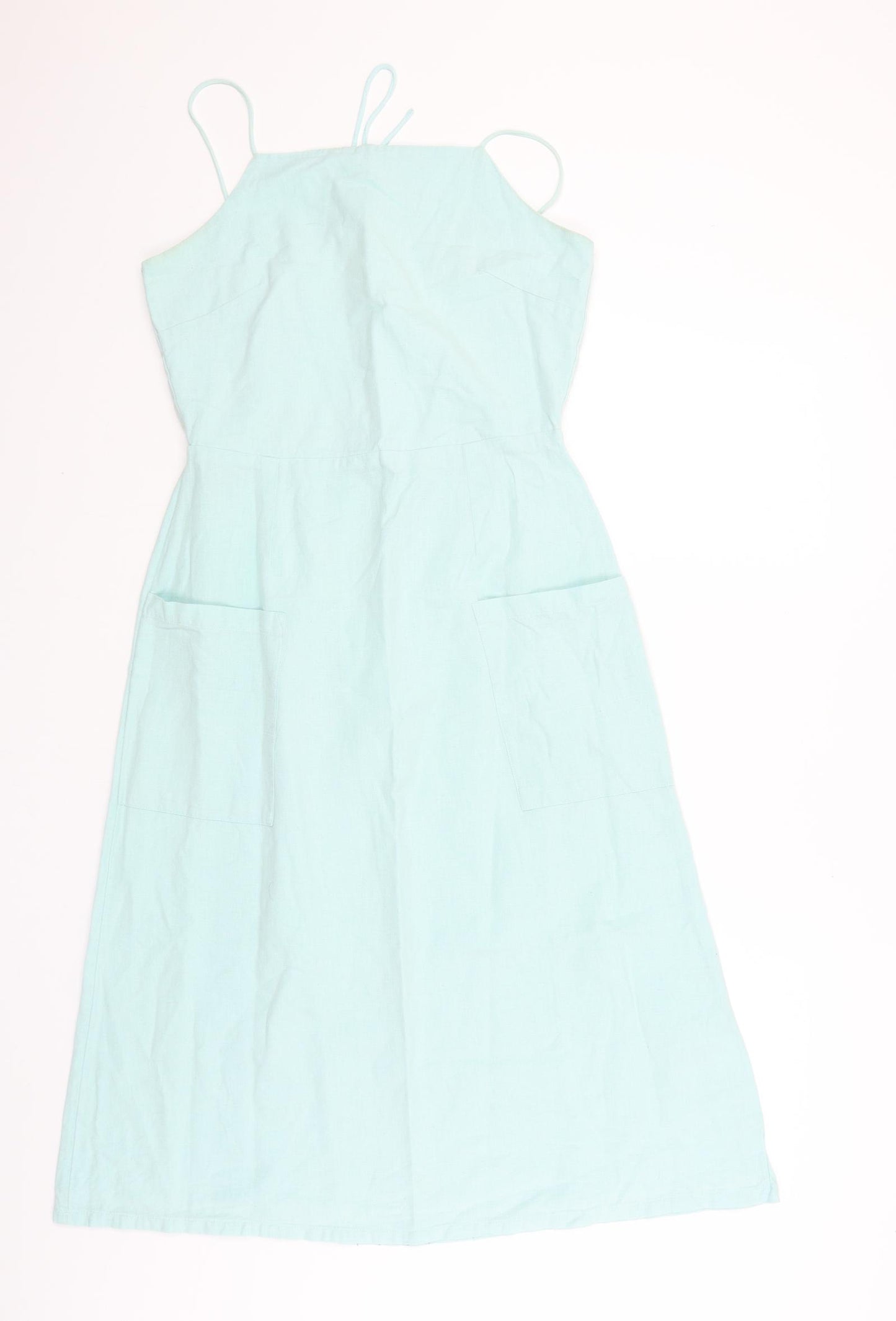 Warehouse Womens Green   Tank Dress  Size 8