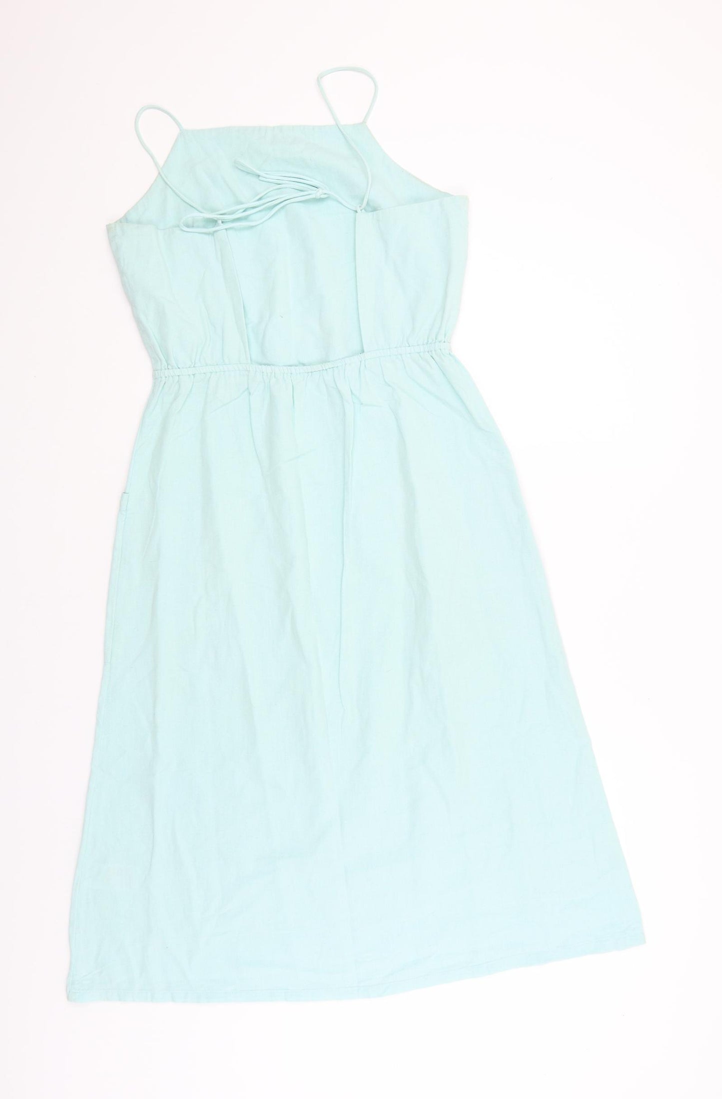 Warehouse Womens Green   Tank Dress  Size 8