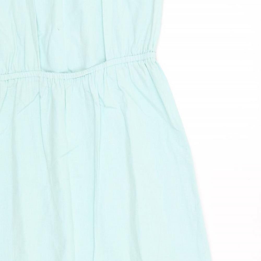Warehouse Womens Green   Tank Dress  Size 8