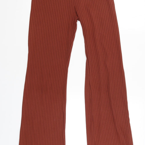 Club London Womens Brown   Capri Trousers Size 8 L35 in