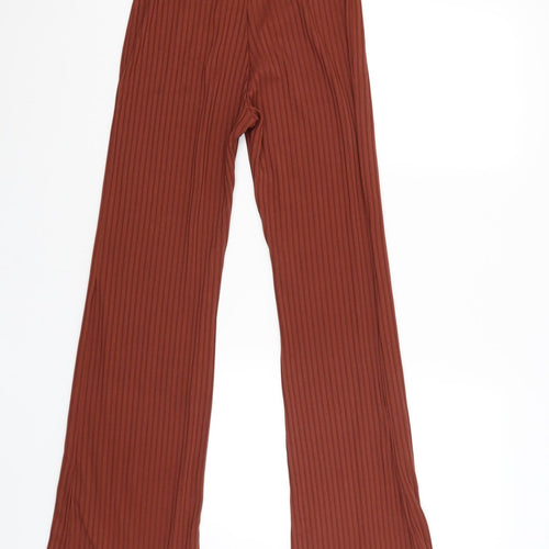 Club London Womens Brown   Capri Trousers Size 8 L35 in