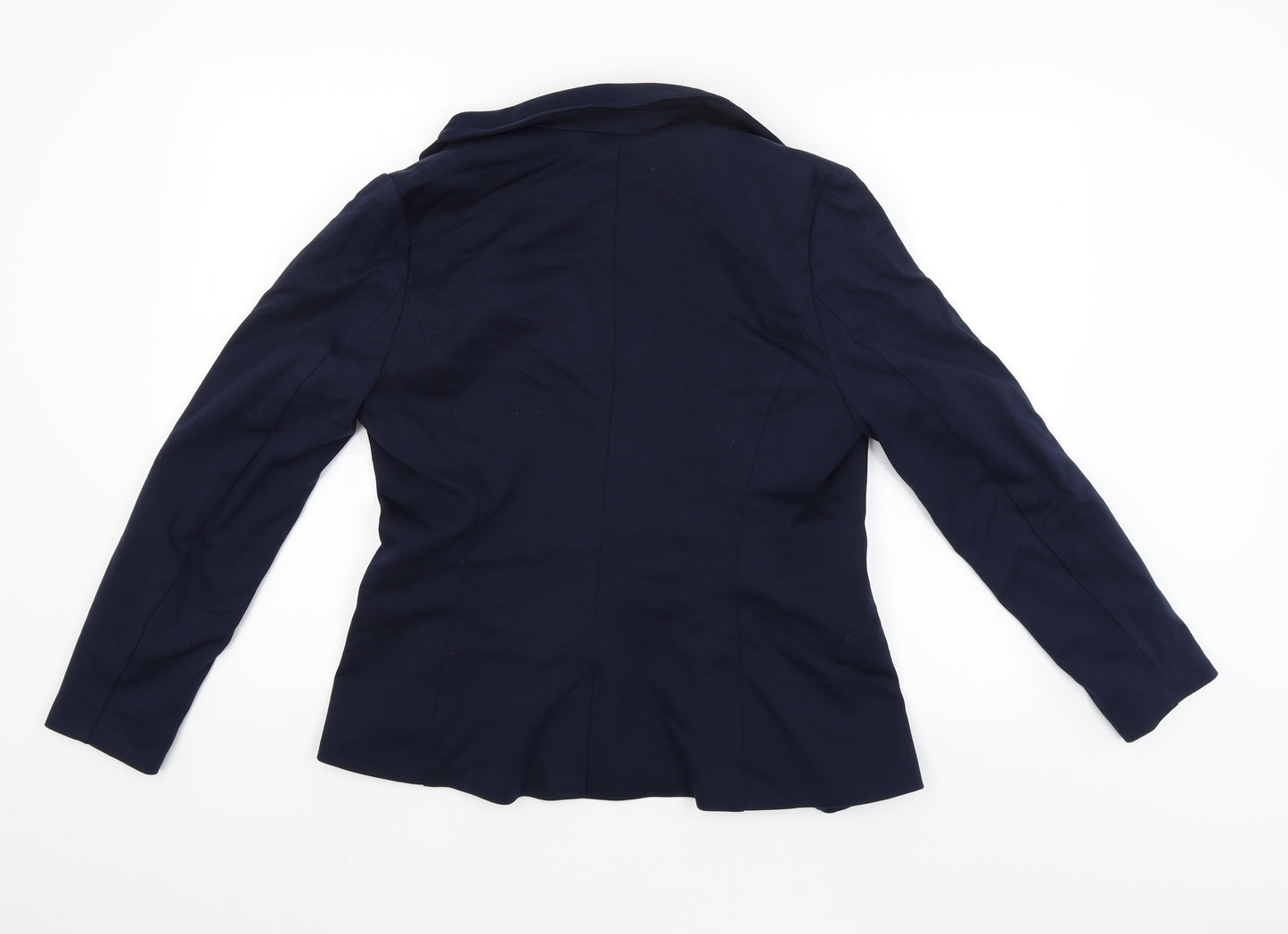 H&M Womens Blue   Jacket Blazer Size 14