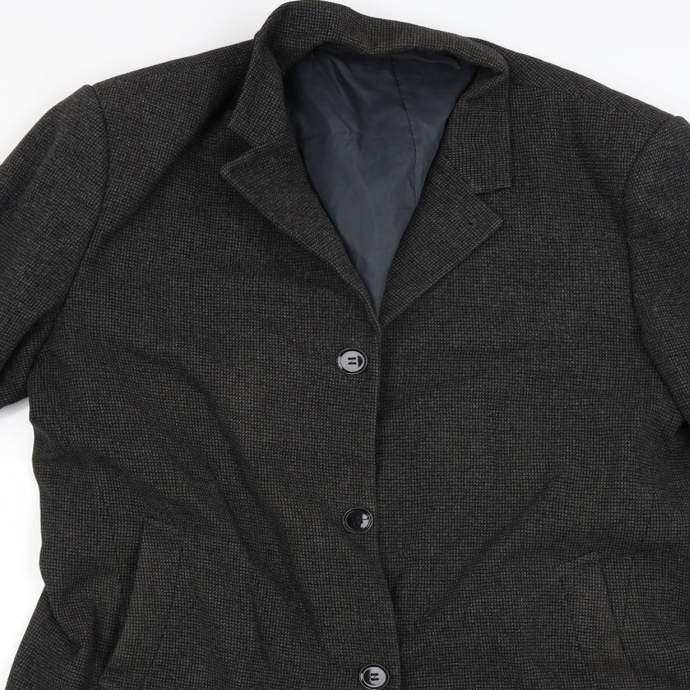 M&S Womens Grey   Jacket Coat Size XL