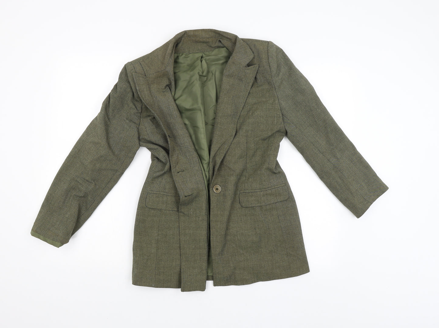 Preworn Womens Green   Jacket Coat Size 10