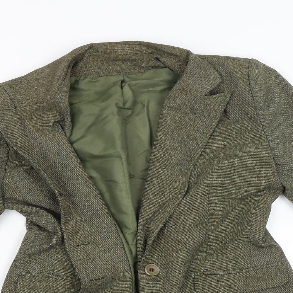 Preworn Womens Green   Jacket Coat Size 10