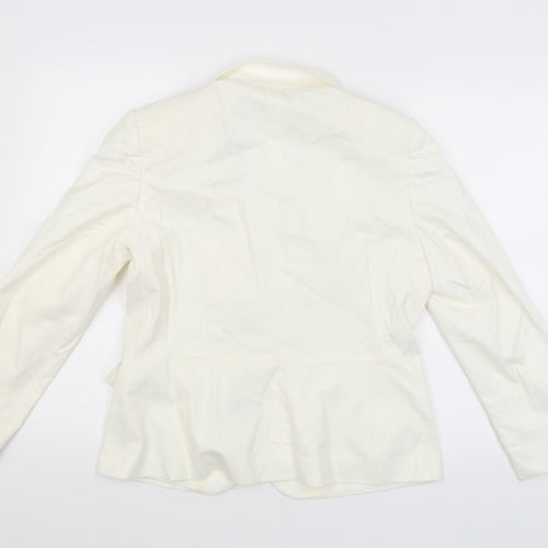 F&F Womens White   Jacket Blazer Size 14