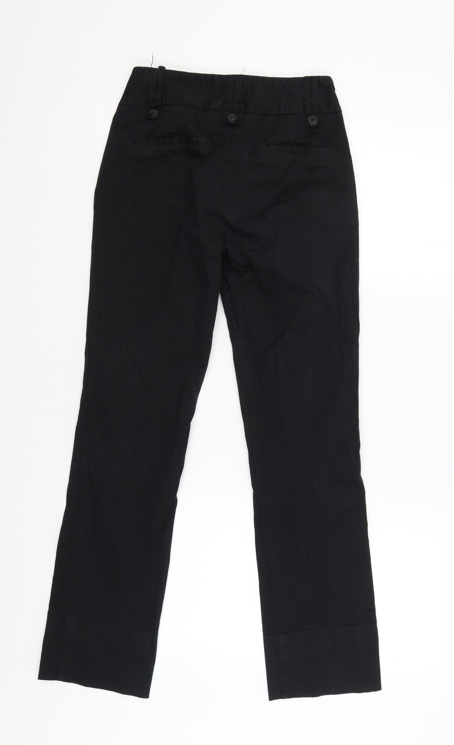 Zara Womens Black   Trousers  Size 4 L27 in