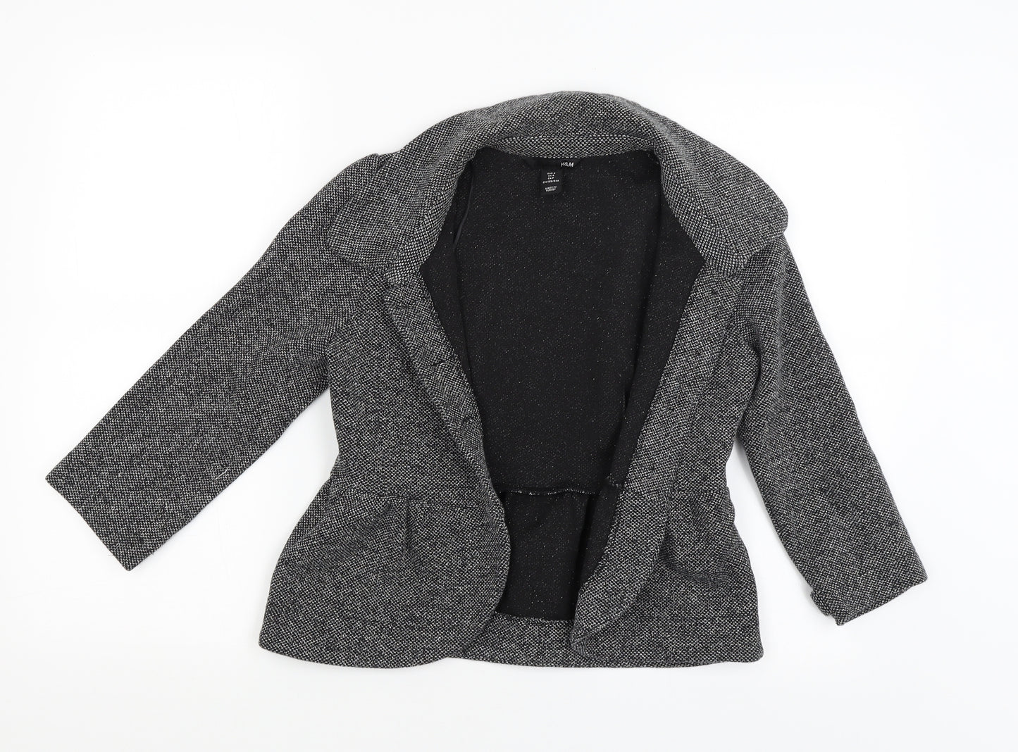 H&M Womens Grey   Jacket Coat Size S