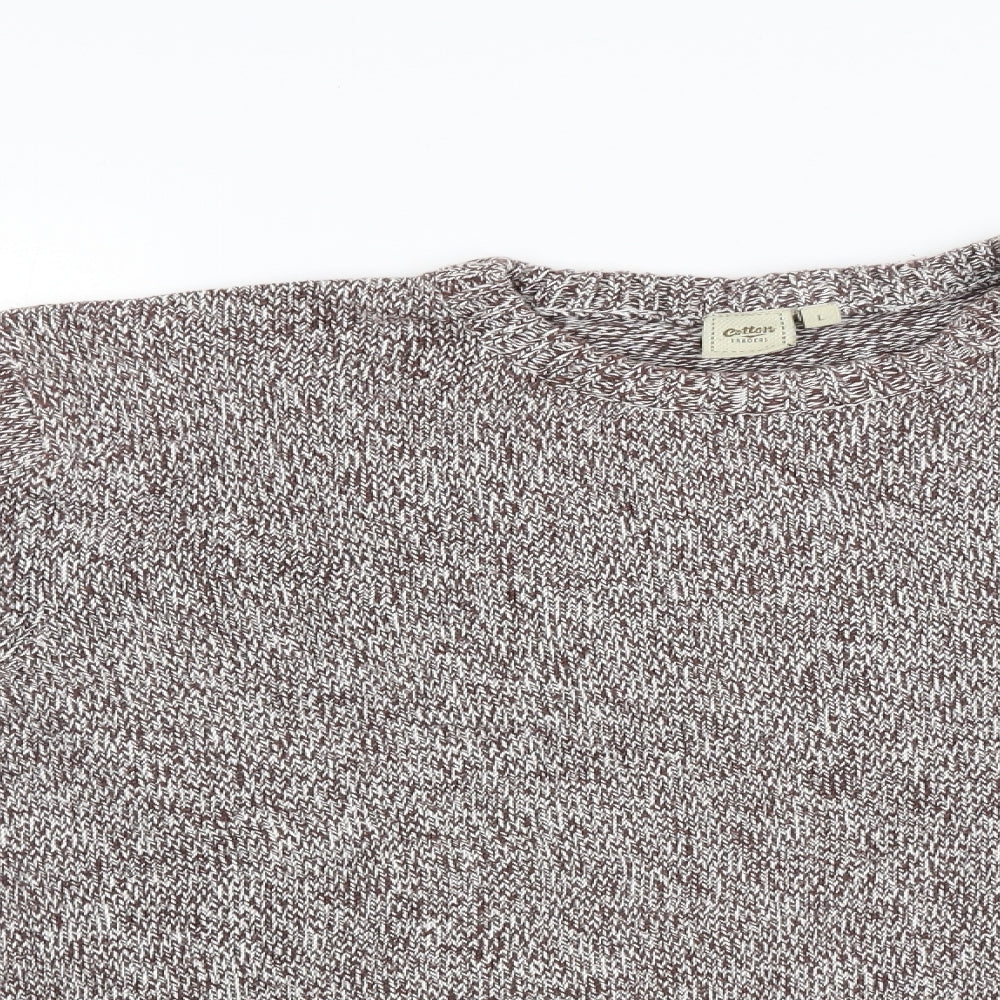 Cotton Traders Mens Red   Pullover Jumper Size L