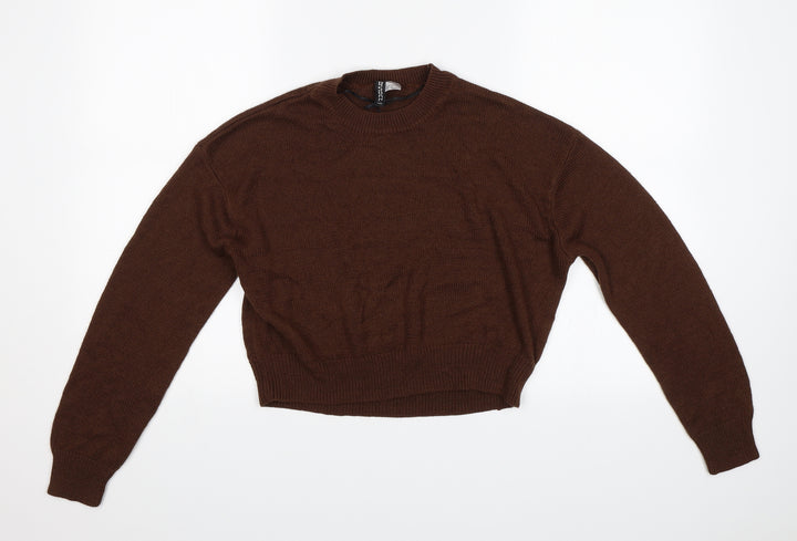 Divided Womens Brown   Pullover Jumper Size XS