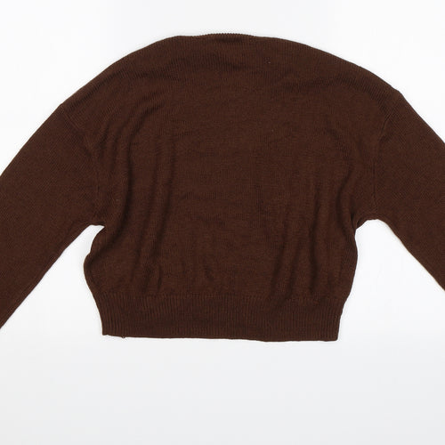 Divided Womens Brown   Pullover Jumper Size XS