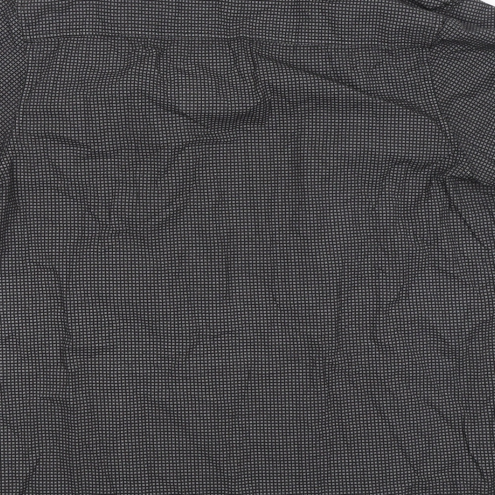 Cedar Wood State Mens Black    Button-Up Size L