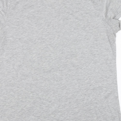 Papaya Womens Grey   Basic T-Shirt Size 14  - Santa Baby