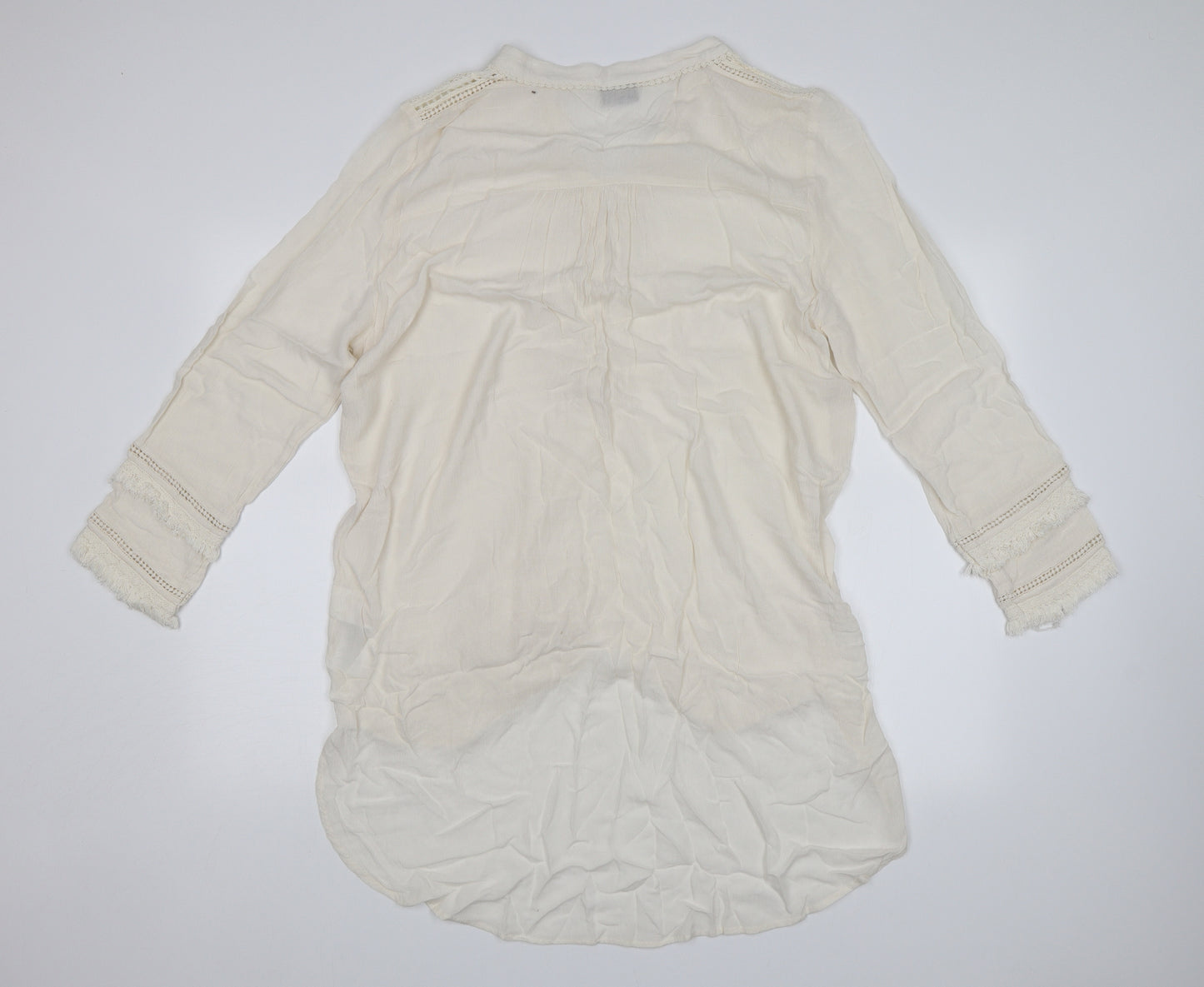 VILA Womens White   Tunic Blouse Size L