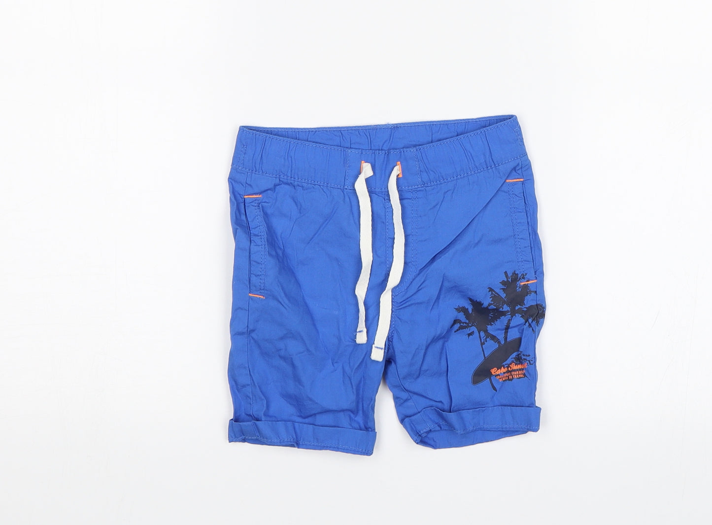 H&M Boys Blue   Bermuda Shorts Size 2 Years