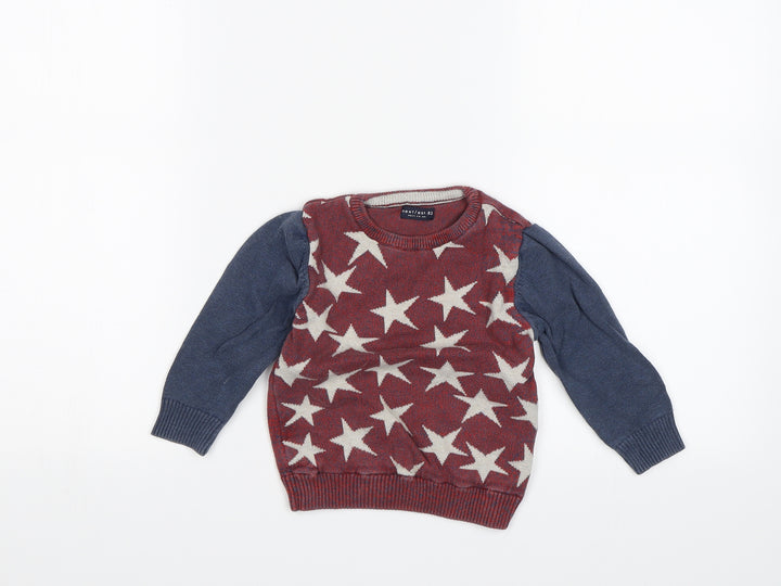 NEXT Baby Blue   Pullover Jumper Size 12-18 Months  - Stars