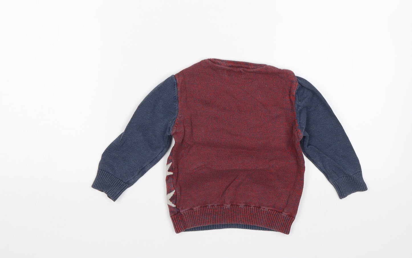 NEXT Baby Blue   Pullover Jumper Size 12-18 Months  - Stars
