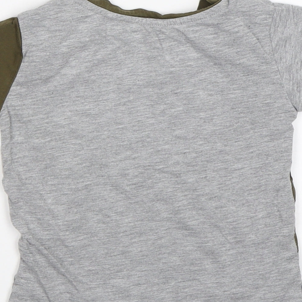 River Island Baby Grey   Basic T-Shirt Size 9-12 Months