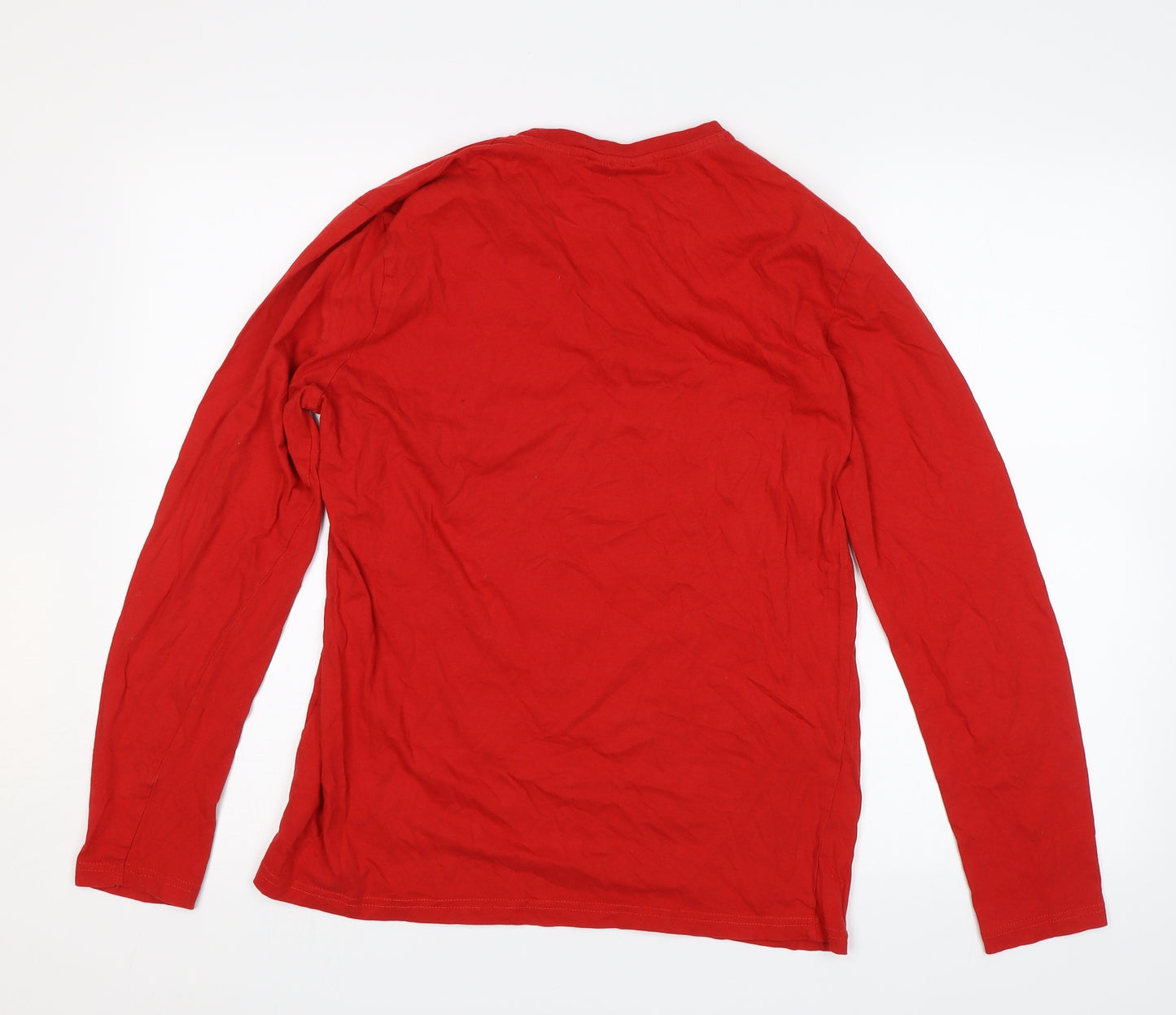 Primark Mens Red    T-Shirt Size M  - The Simpsons