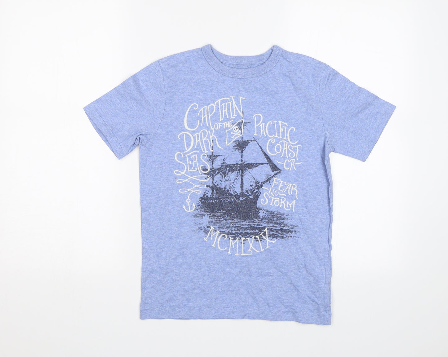 Gap Boys Blue   Basic T-Shirt Size 8-9 Years  - Pirate