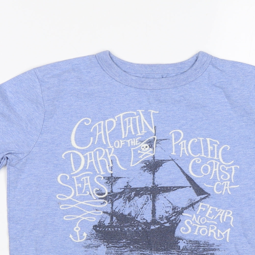 Gap Boys Blue   Basic T-Shirt Size 8-9 Years  - Pirate