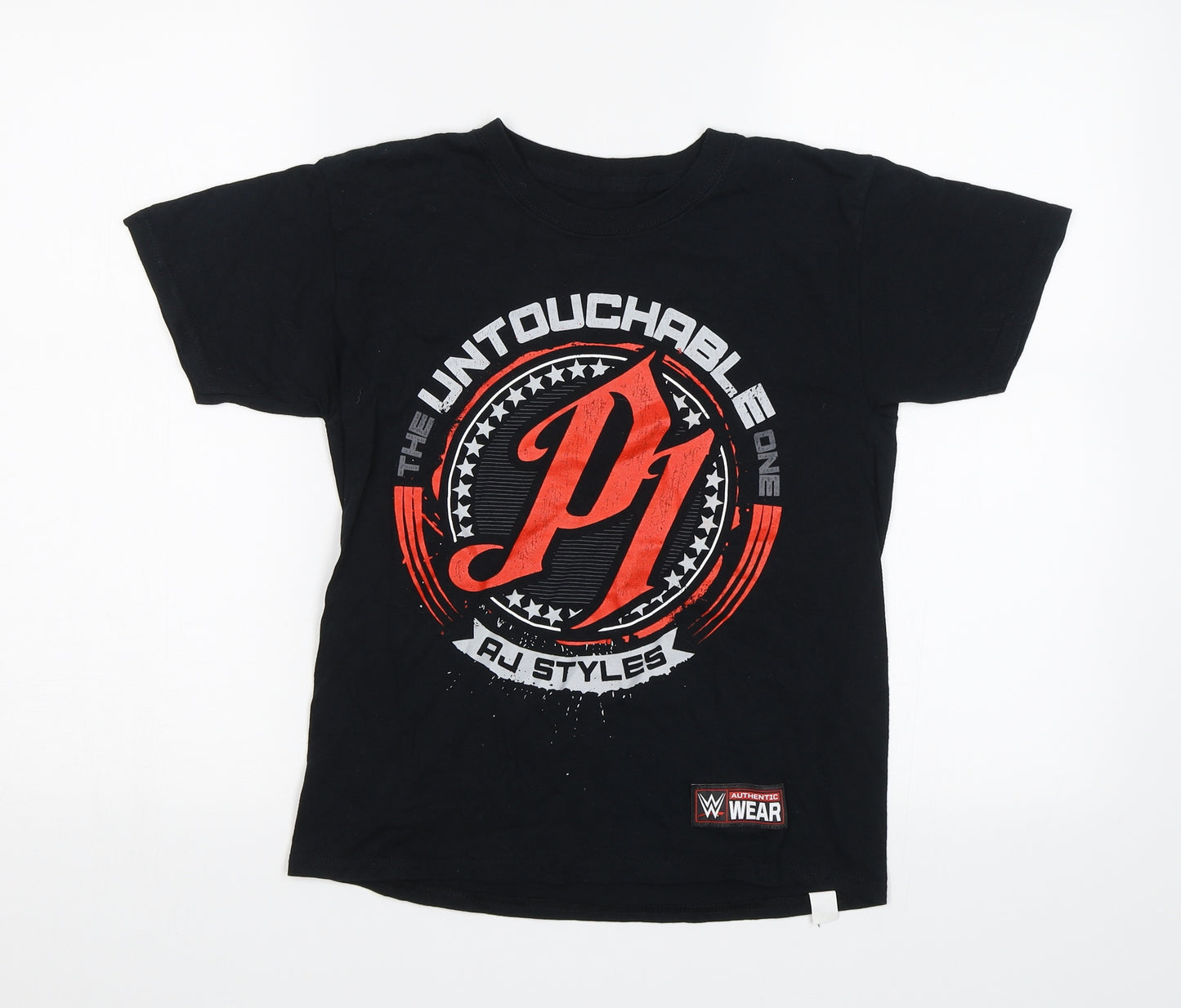 Authentic Wear Boys Black   Basic T-Shirt Size S  - The untouchable one