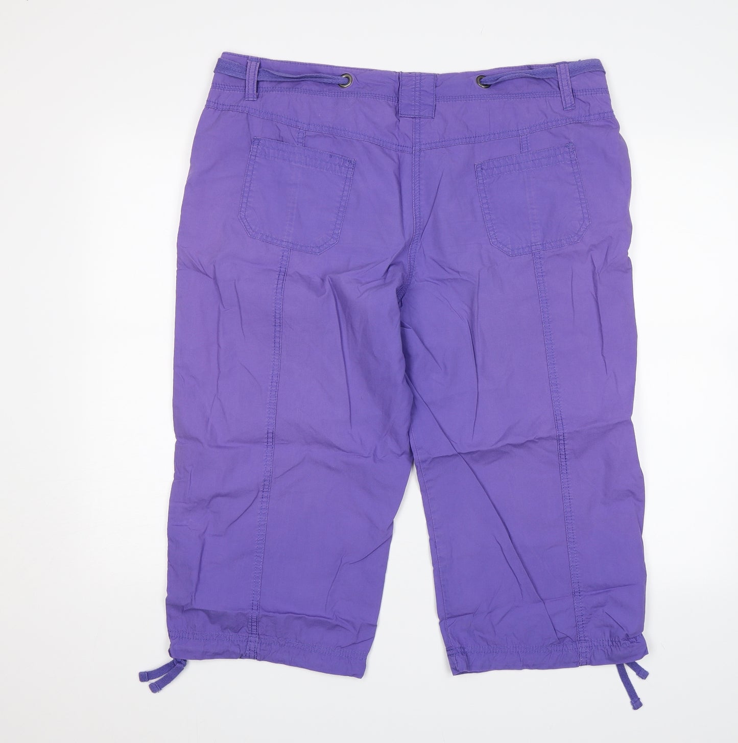 George Womens Purple   Bermuda Shorts Size 16