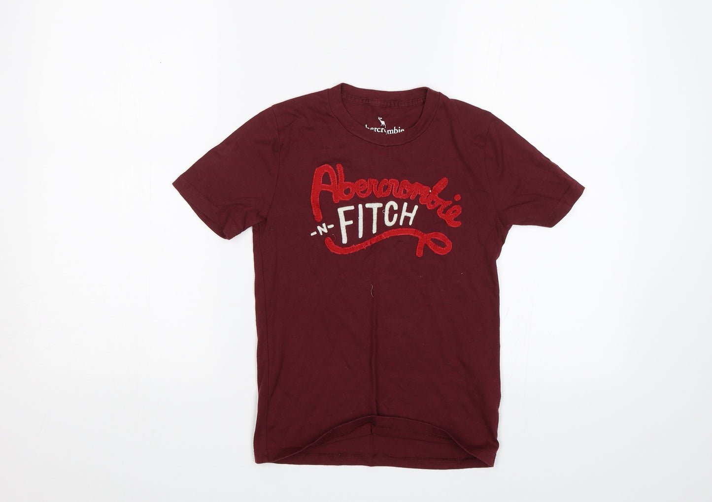 Abercrombie & Fitch Girls Red   Basic T-Shirt Size 7-8 Years
