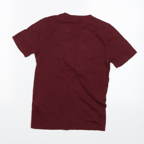 Abercrombie & Fitch Girls Red   Basic T-Shirt Size 7-8 Years