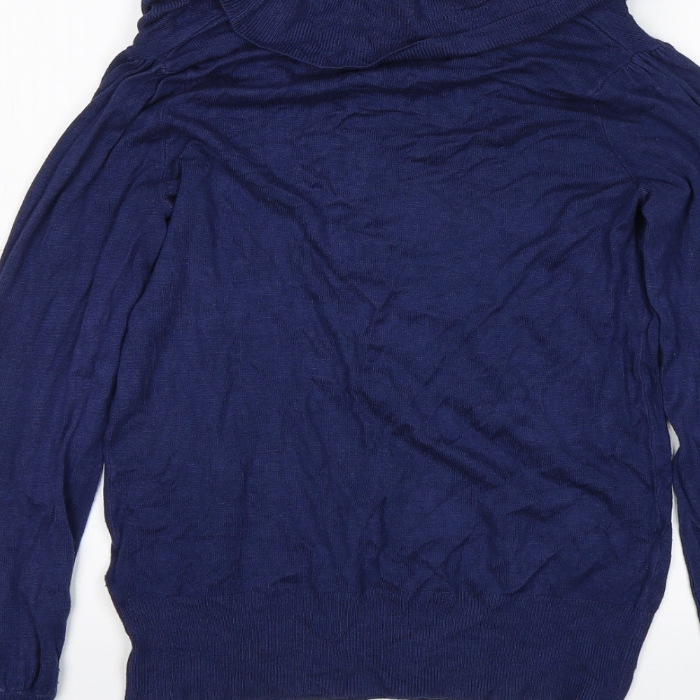 M&S Womens Blue   Pullover Jumper Size 8