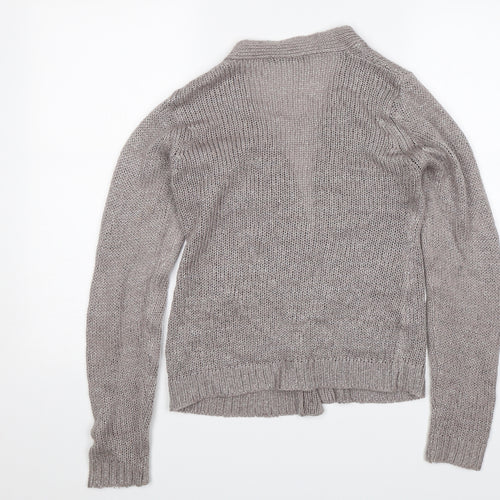 Lefties Womens Grey   Cardigan Jumper Size S