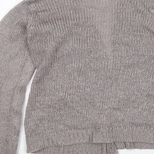 Lefties Womens Grey   Cardigan Jumper Size S