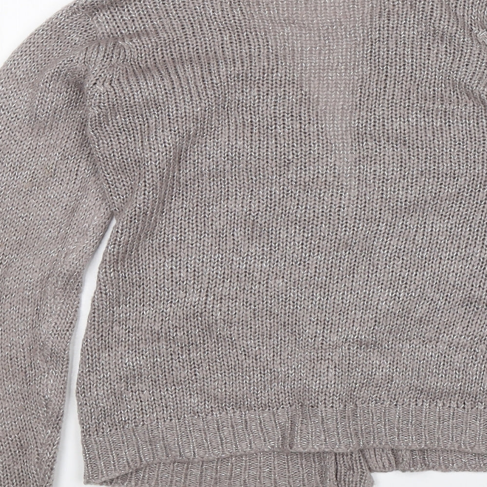 Lefties Womens Grey   Cardigan Jumper Size S