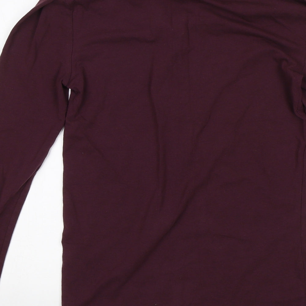 River Island Womens Purple   Basic T-Shirt Size 2XS