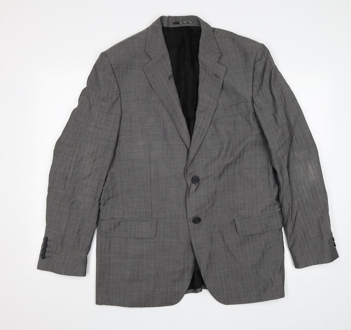 F.lli Cerutti Mens Grey Jacket Blazer Size 40
