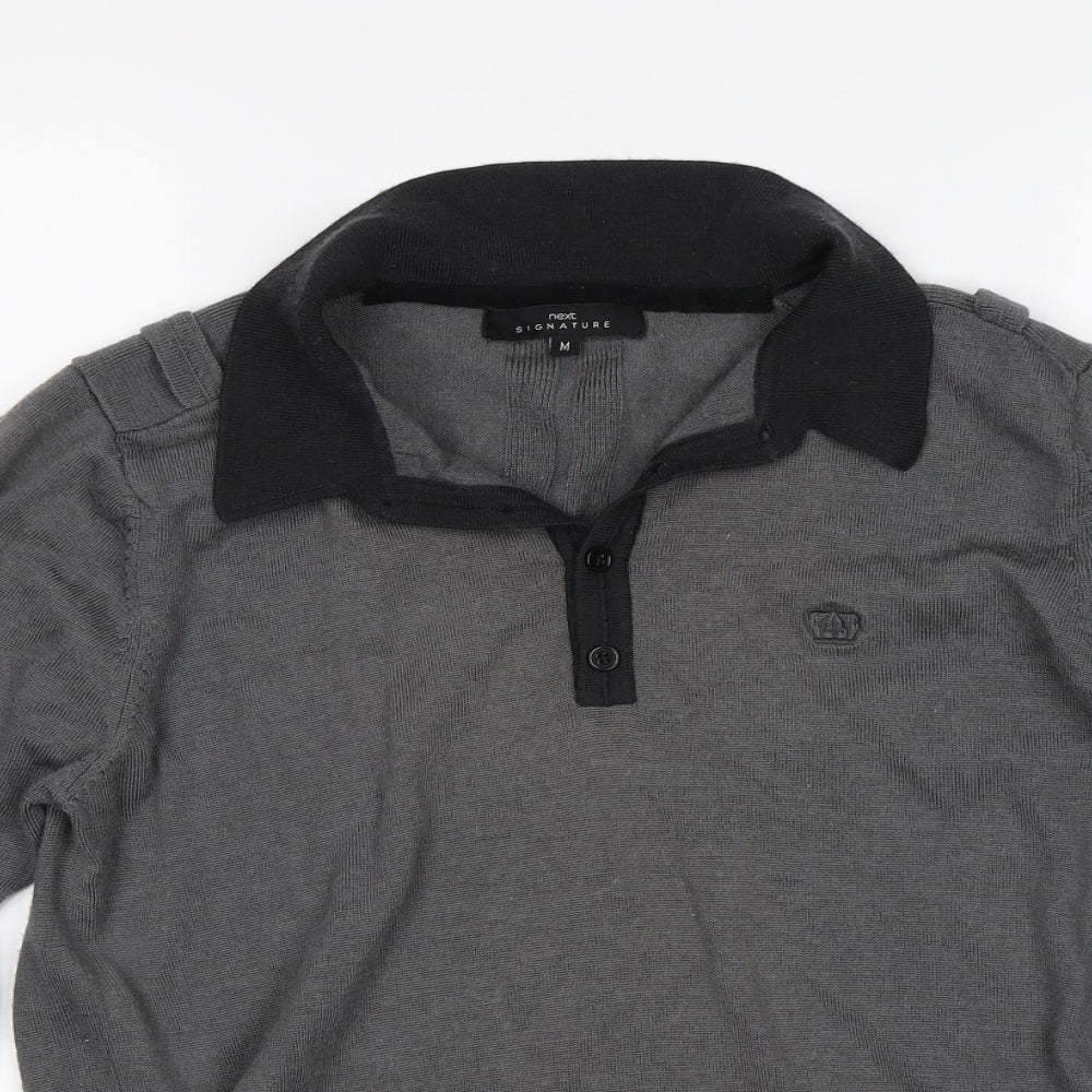 NEXT Mens Grey   Pullover Jumper Size M