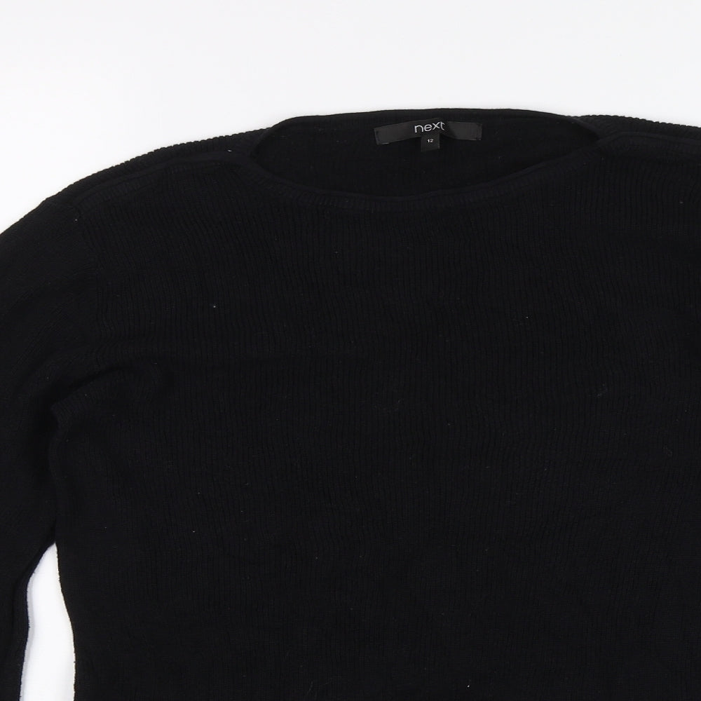 NEXT Womens Black   Pullover Jumper Size 12