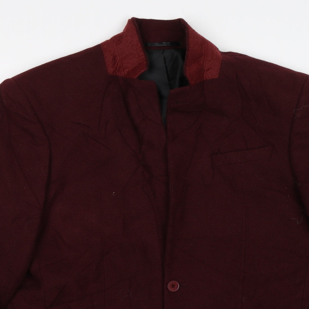 ASOS Mens Red   Jacket Blazer Size 44