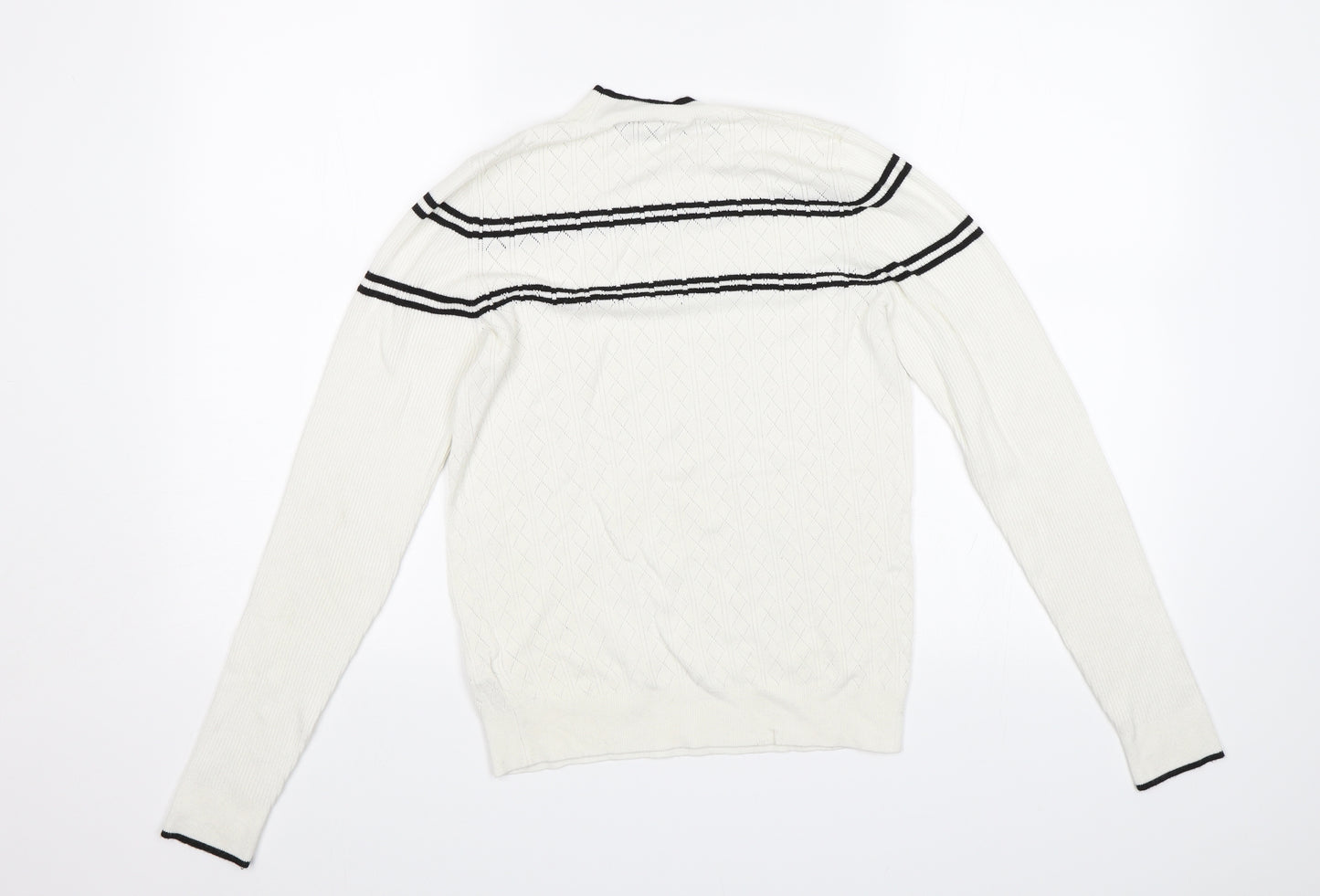 Miss Selfridge Womens White   Pullover Jumper Size 14