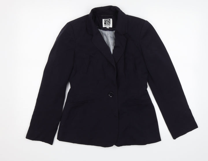 Debenhams Womens Blue Jacket Blazer Size 8