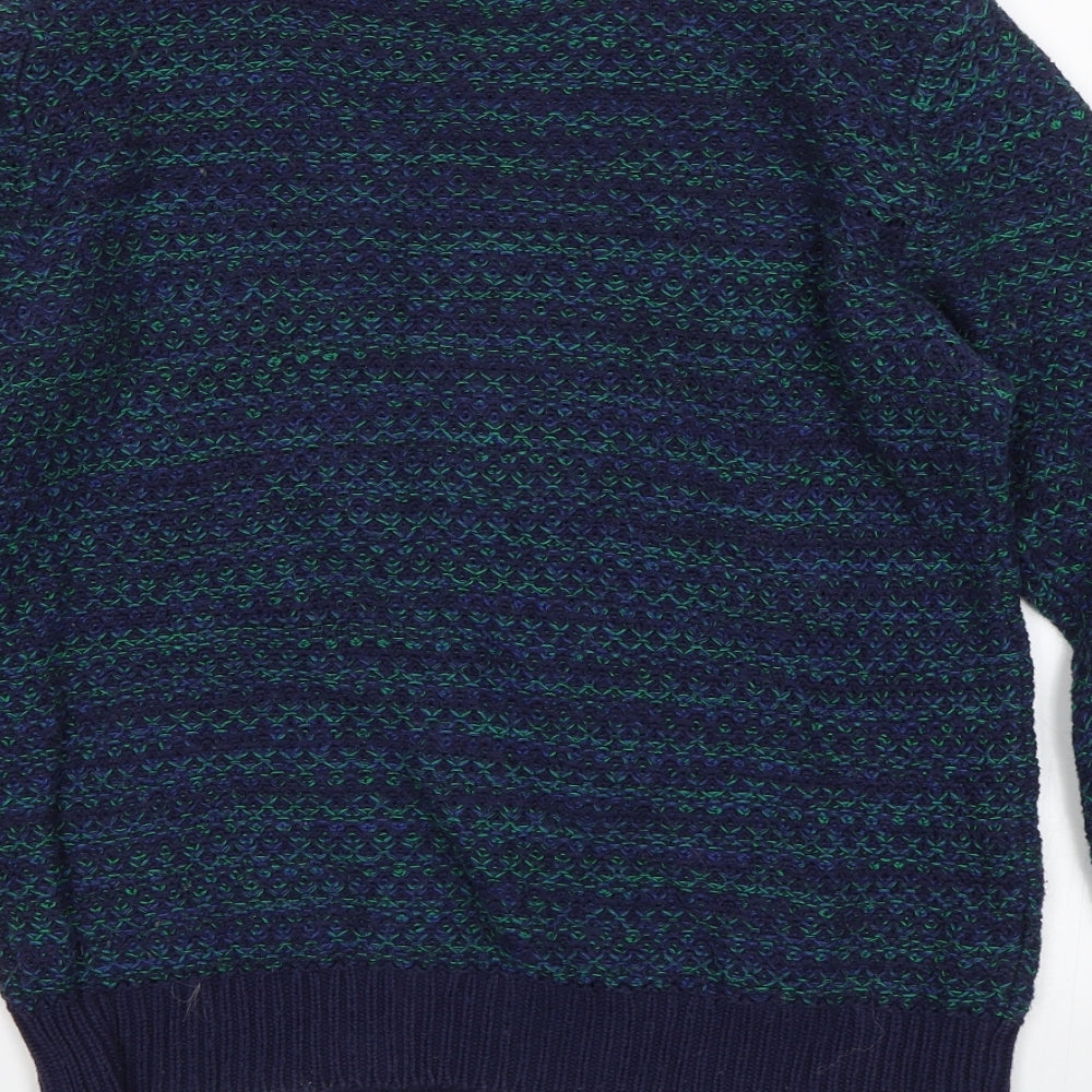 Monoprix Womens Blue   Pullover Jumper Size S