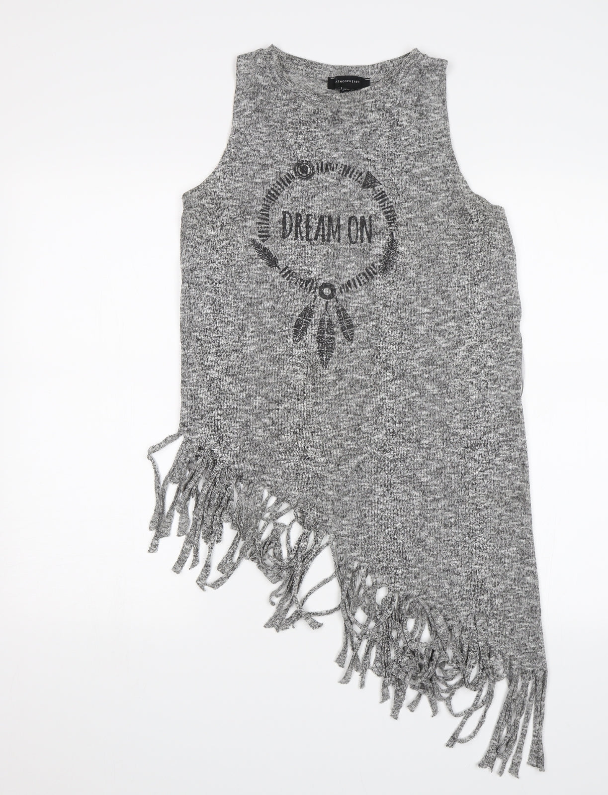 Atmosphere Womens Grey   Basic Blouse Size 12  - Dream on