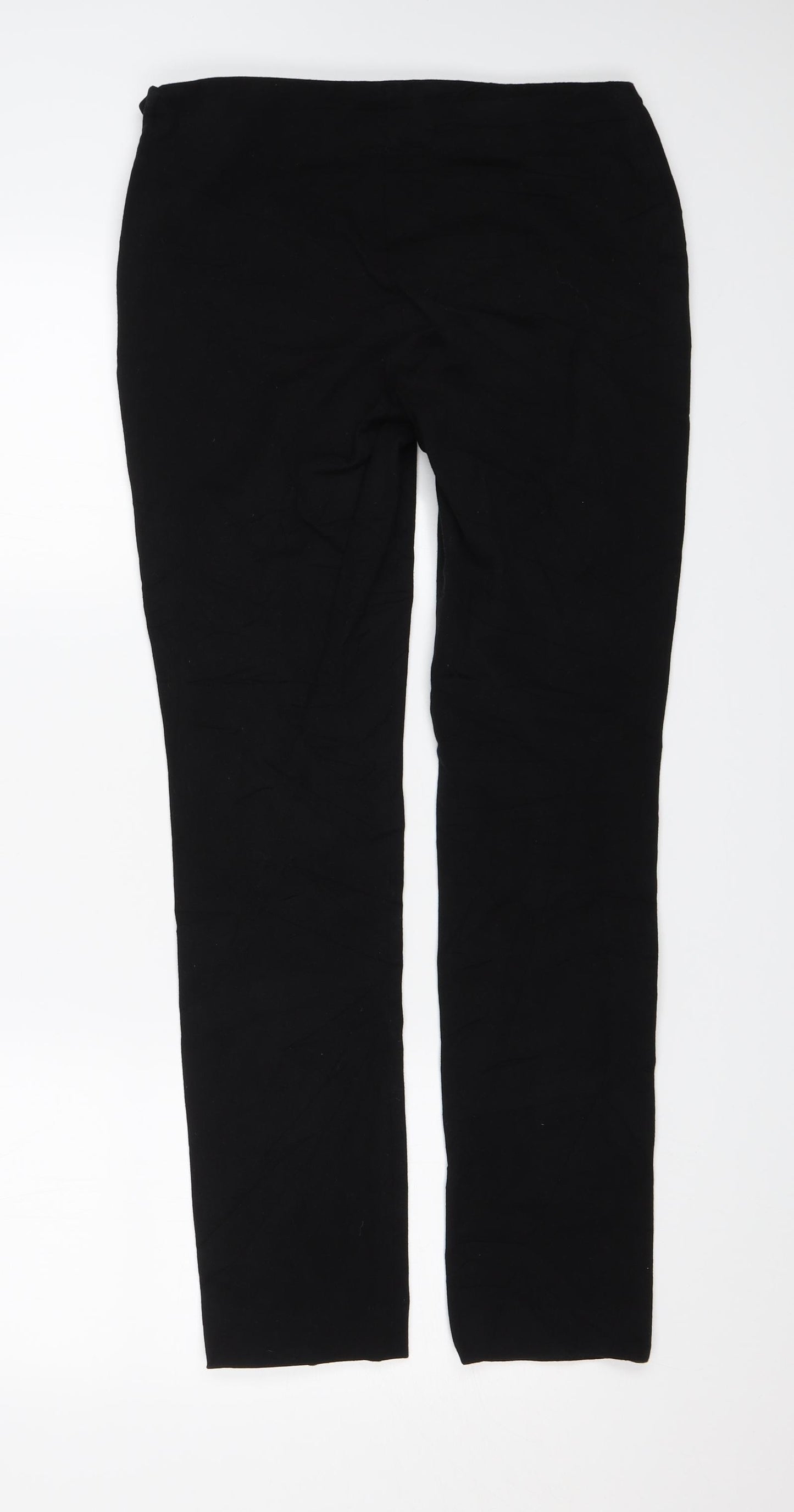The White Company Womens Black   Trousers  Size 10 L27 in