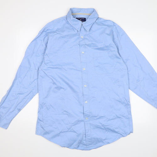 Joseph Turner Mens Blue    Dress Shirt Size XL