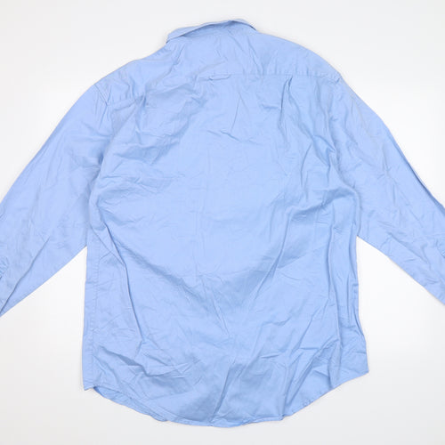 Joseph Turner Mens Blue    Dress Shirt Size XL