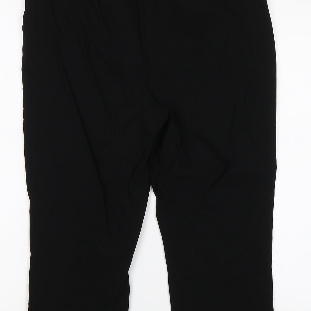 Papaya Womens Black   Chino Trousers Size 14 L20 in