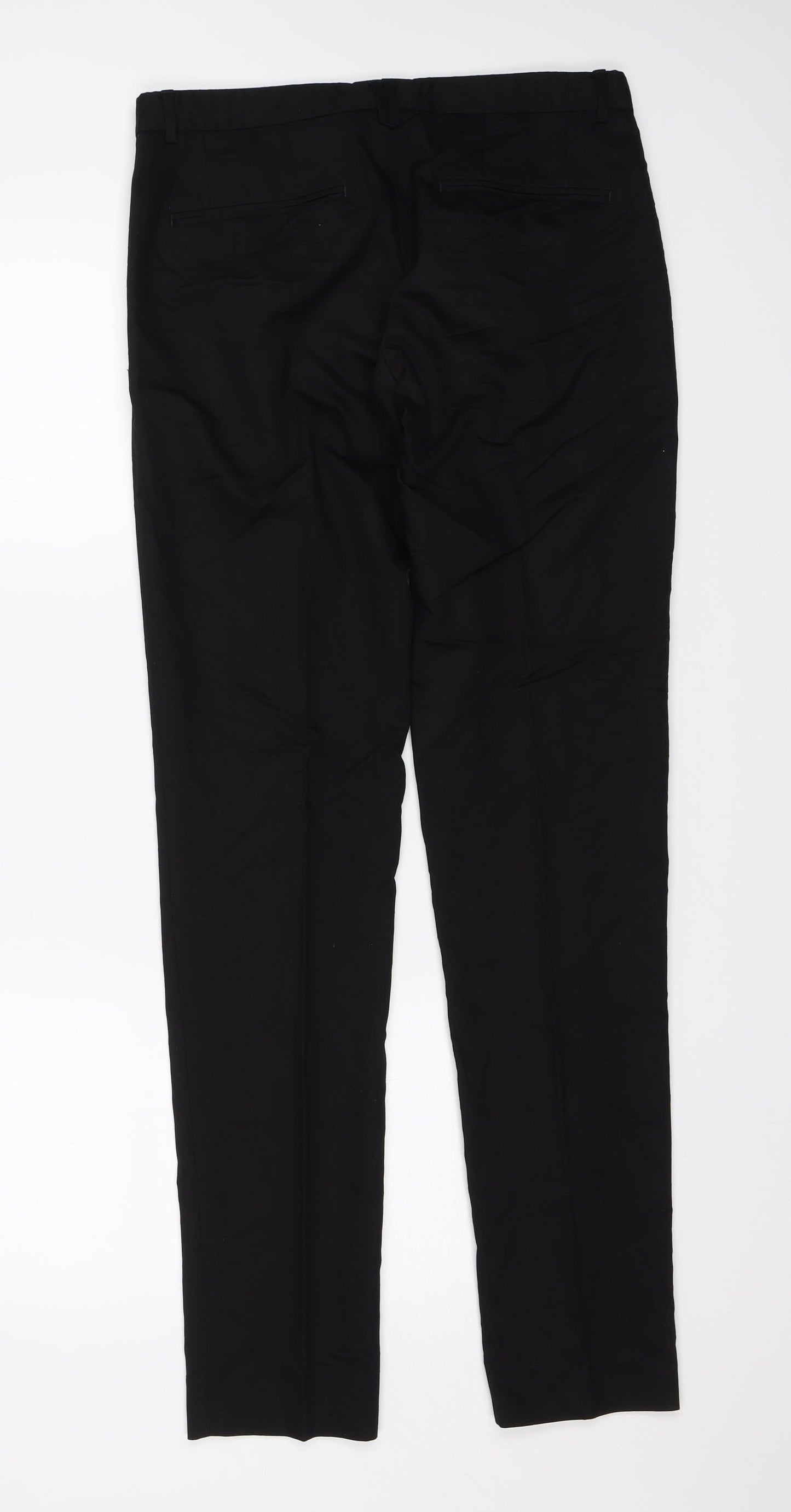 Zara Womens Black   Dress Pants Trousers Size 10 L30 in