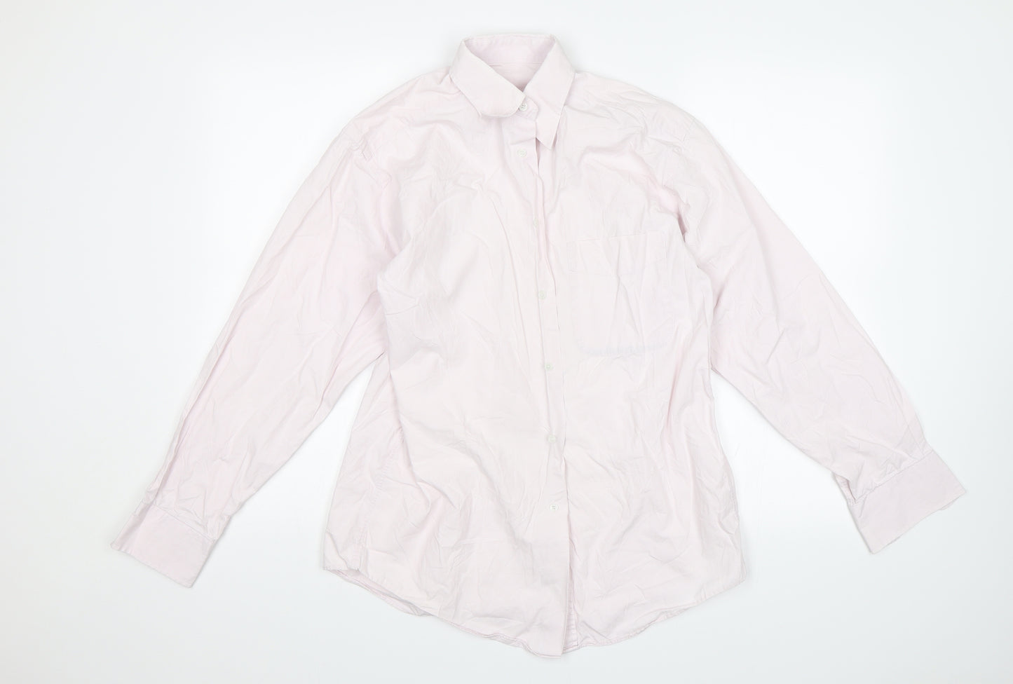 IQ Mens Pink    Dress Shirt Size 14.5